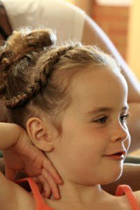 Bridesmaid hair