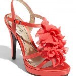sandalias roja