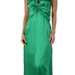 vestido largo verde