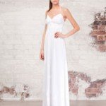 Rebajas Stradivarius vestido largo blanco