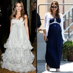 vestidos de fiesta elegantes de famosas embarazadas 8