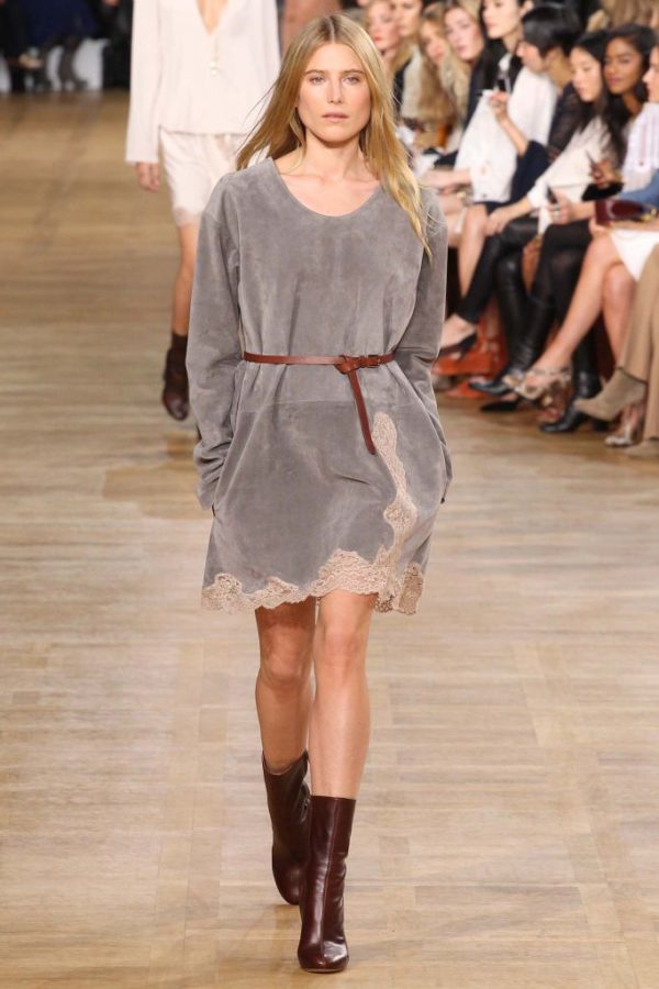 Catálogo Chloé Primavera Verano-2016-estilo-cowboy-gris
