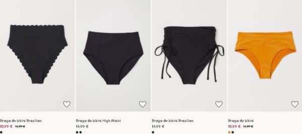Bragas altas de bikini H&M