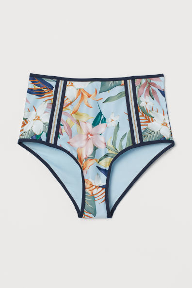 Bikini braga alta de flores H&M