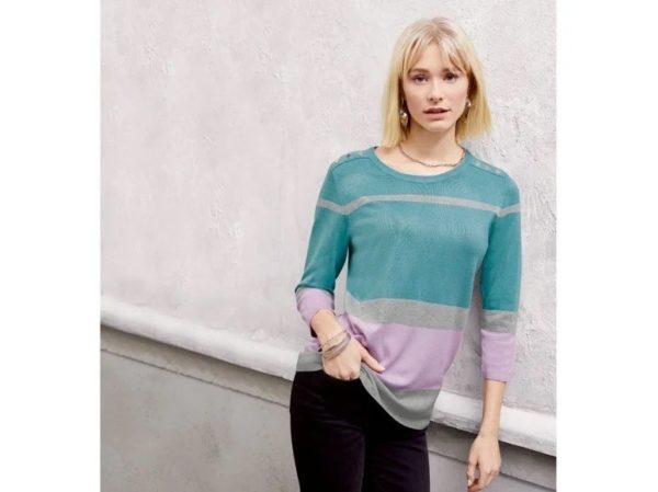 Catalogo lidl otoño invierno jersey raya 