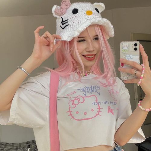 Muchacha look hello Kitty