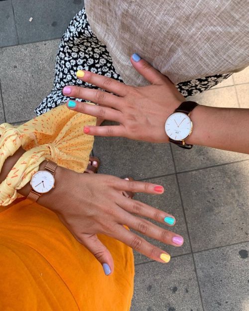 Uñas de color en degradado