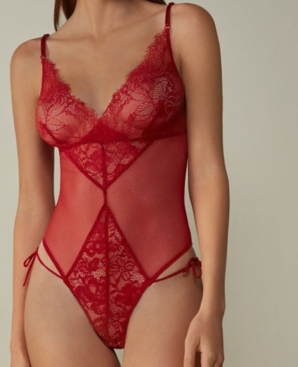 Body rojo de encaje Something Lacy Intimissimi