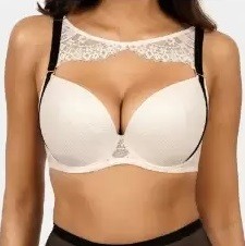 Sujetador con encaje Push up Blanche e lakokette