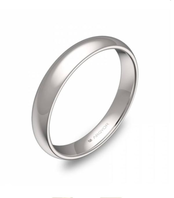 Tendencias alianzas de boda anillo simple 1 