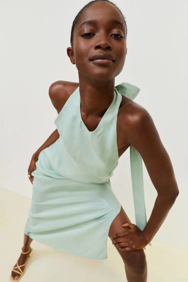 Mejores vestidos invitada boda comunion bautizo hm BAUTIZOS verde menta 