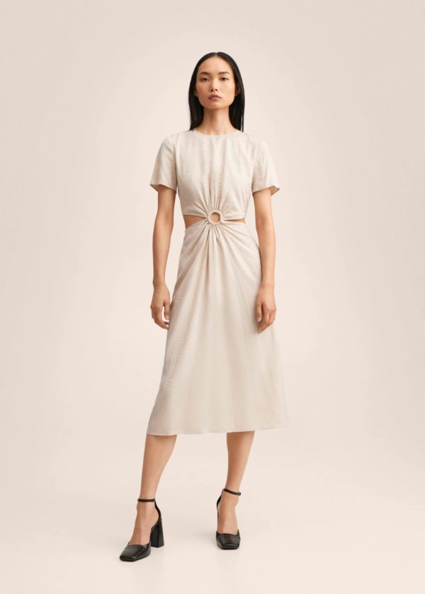 Mejores vestidos invitada boda comunion bautizo mango COMUNION vestido CUT OUT 