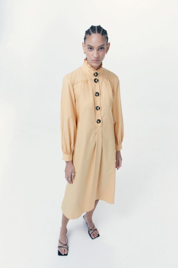 Mejores vestidos invitada boda comunion bautizo sfera vestido camel 