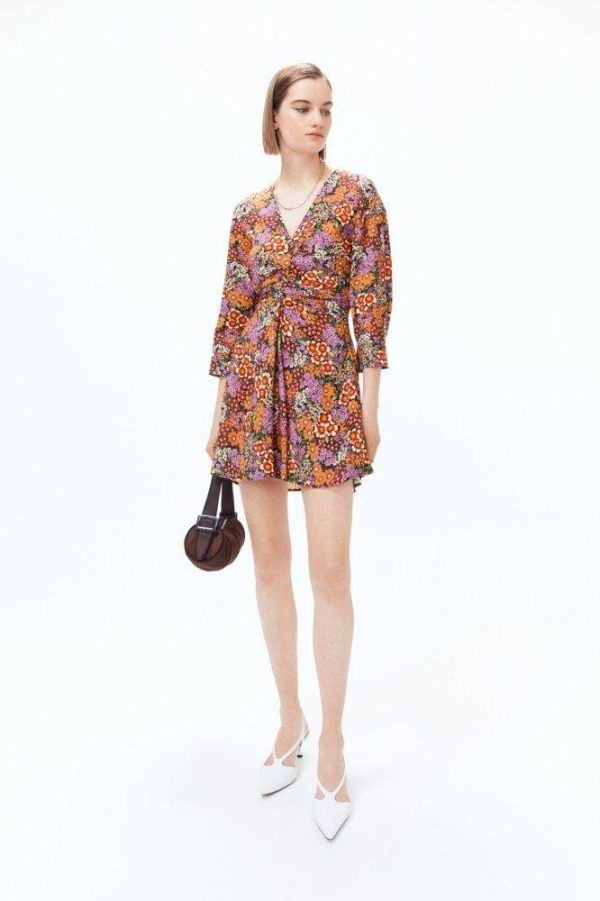 Mejores vestidos invitada boda comunion bautizo sfera vestido corto estampado 