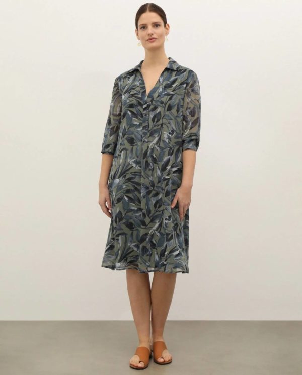 Mejores vestidos invitada boda comunion bautizo tallas grandes COMUNION vestido hojas 