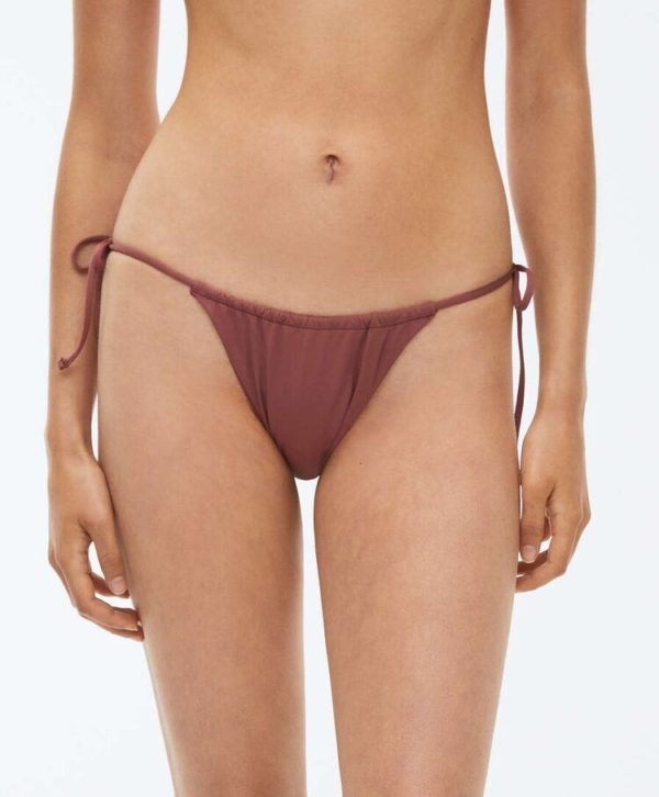 Bikinis brasilenos OYSHO slim marron 