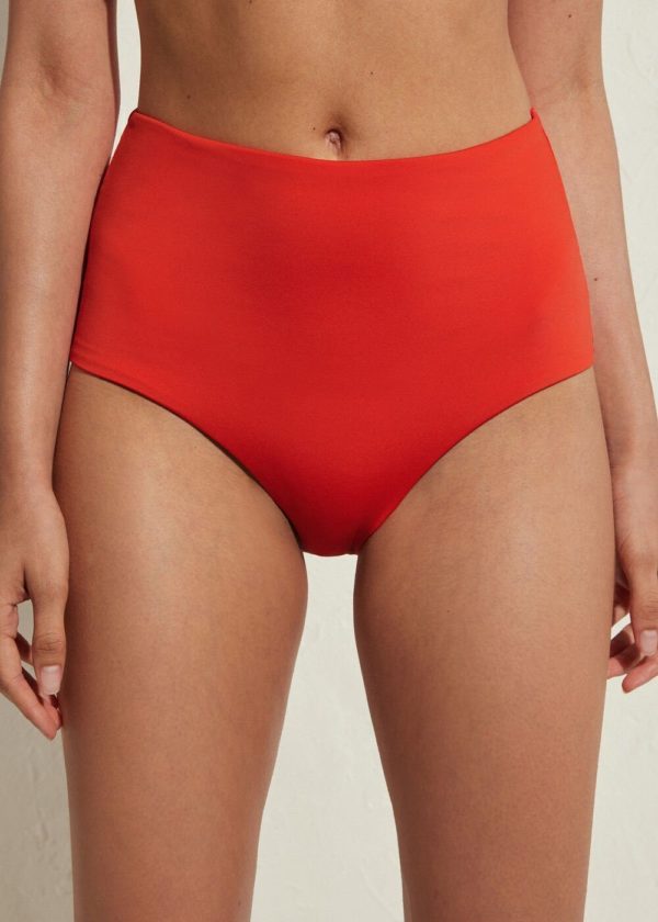 Donde encontrar bikinis braga alta CALZEDONIA rojo 
