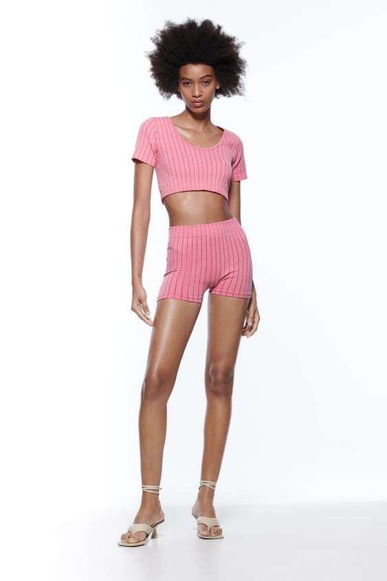 Donde encontrar bikinis braga alta ZARA seamless 